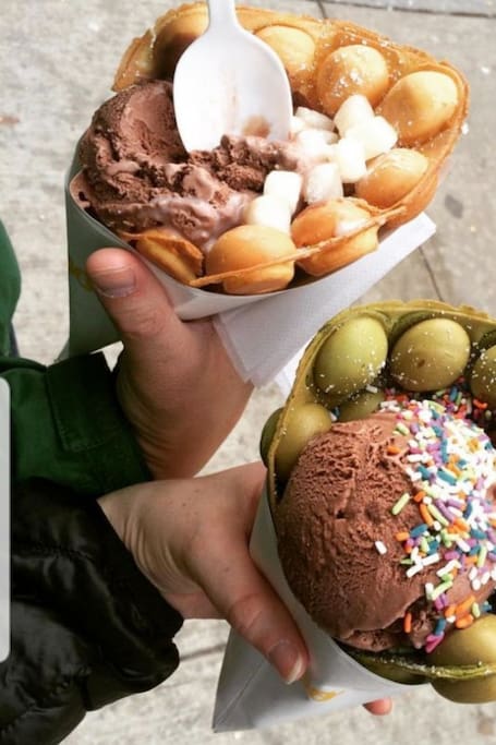 things to do alone in atlanta | make your own waffle cone ice cream
