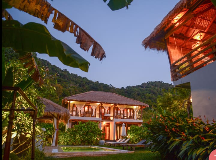 Villa Dharma.  Tropical Villa with pool