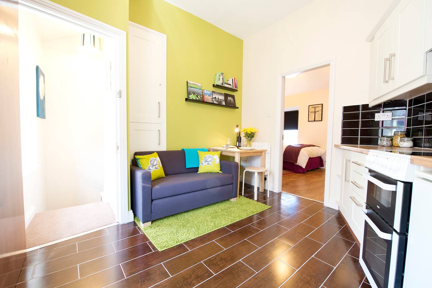 Galway City Centre 1 Bed Apartment Flats For In Kitchen Living Dining In One