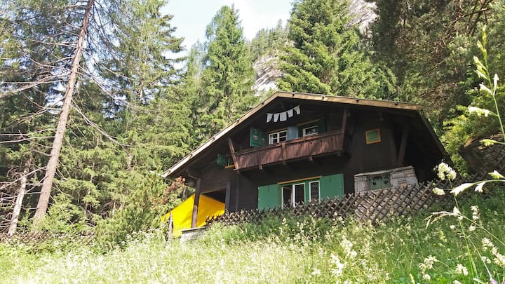 Cabin for adventurers and climbers
