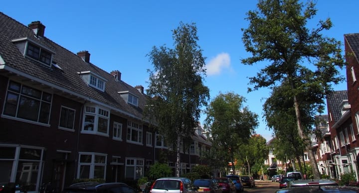 1st floor in quiet street near Haarlem city center
