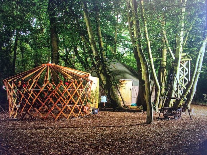 / private Forest yurt