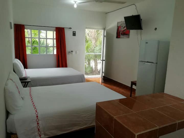 Apartment 2 in Holbox close to the beach