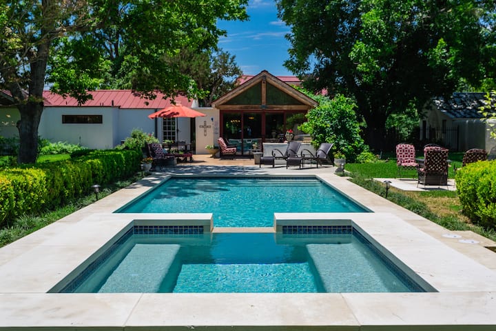 Pool & Hot Tub at Luxury Historic Estate