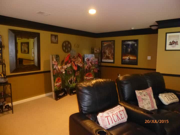 Full basement with private entrance. Hot tub