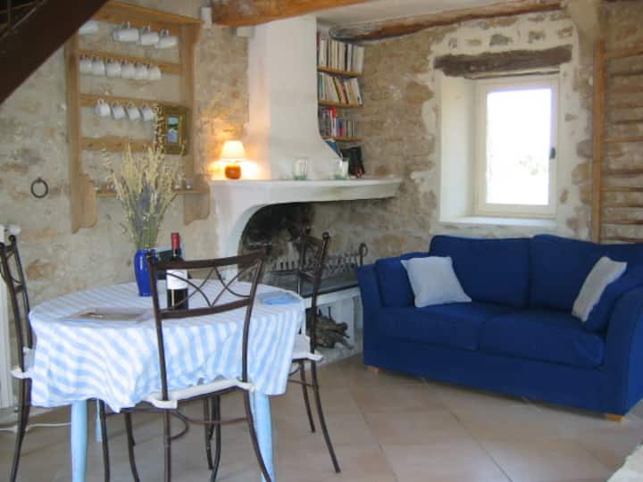 lavender field cottage; saignon