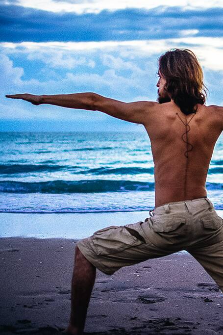 train under a yoga guru