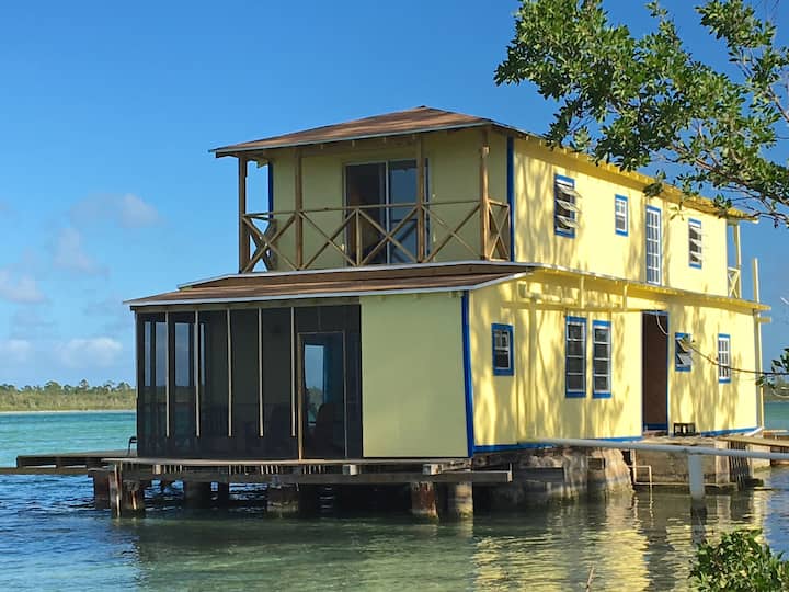 Fresh Creek houseboat, Andros, Bahamas