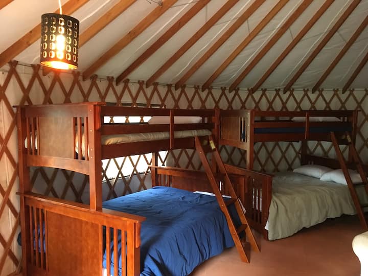 Large Group Yurt in a 20 Acre Community