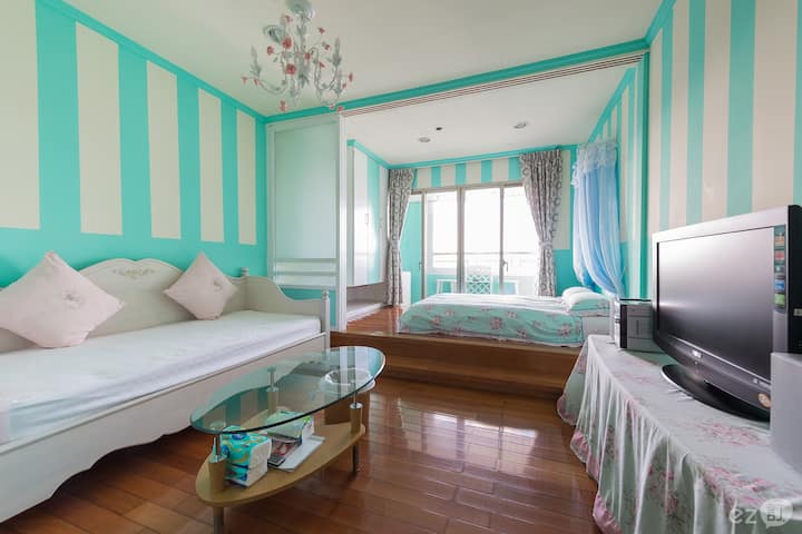 Tiffany blue sea view double room