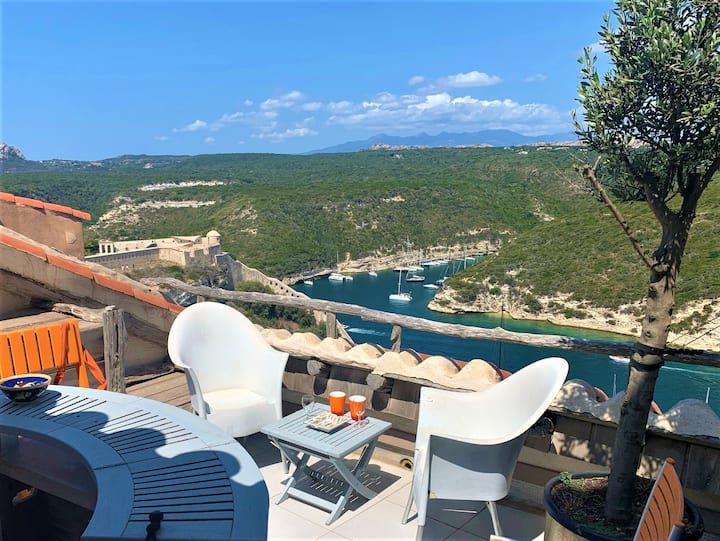 Bonifacio-Appart-best view-Corsica