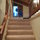 The stairs up to the office loft. You can see the Heavenly gondola and ski slopes from that window.