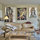 One view of livingroom and fireplace.