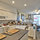 Open kitchen and cooking area.
