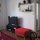 Big flat screen TV with lots of channels.