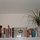 English books on the closet. Brand is a beer brand in Holland..