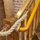 Grab rails on  narrow and steep stairs