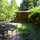 The private fenced yard at the RiverSea Cottage
