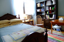 Blue Dble Guest Room in Family Apt