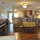 View of Dining Area and Bookshelves
