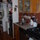 Wide-angle of kitchen with gas stove, new fridge, dishwasher - and a washer/dryer! 