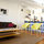 Open living room and kitchen