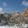 Snow in the Dragoon Mountains out back