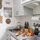 Luxury Manhattan Terrace Suite kitchen detail (includes gas stove/oven microwave, refrigerator, toaster, coffee maker, glassware, silverware, flatware)