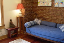 Quiet room in large, stylish apt