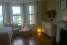 Luxury Back Bay Studio, River Views