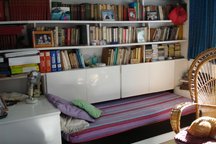 Room with library downtown
