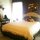 NEW! nice bright lace comforter, pictures don't do justice... QUEEN bed, plush, private bath