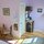 Lovely kitchen area with a stocked fridge, toaster, coffee pot, hot water kettle, and microwave!