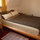 Rearranged the room a bit; bed is the same comfortable one