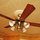 Ceiling fan for warmer weather.