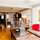 Living area, view to kitchen