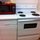 Our microwave and stove.