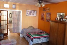 Bright room available in safe area 