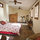 Queen size bed with high end sheets
