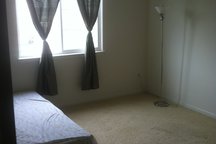 Bedroom with attached bath