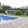 Main house on left, cabaña on right