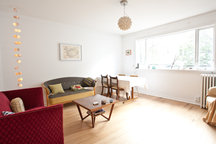 Bright & cozy 2 br. apt. downtown.