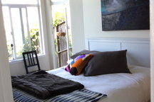 Quiet apt w/ private deck + view