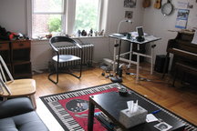 sun-drenched, quiet apartment 