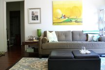 Pedestrian paradise - sofa!