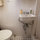 The bathroom.