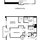 The floor plan of the condo