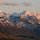 Alpenglow casts a rosy hue on Lone Peak on May Day 2011. 