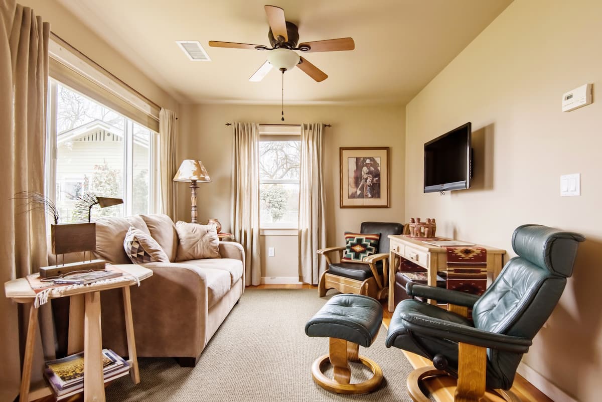 Soak up the Rustic Feel of a Warm, Welcoming Ranch House