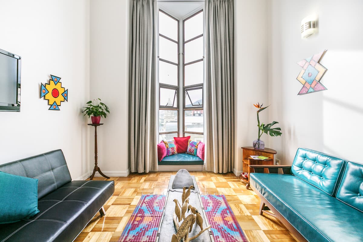 Step into Cape Town City from Afro Deco Apartment